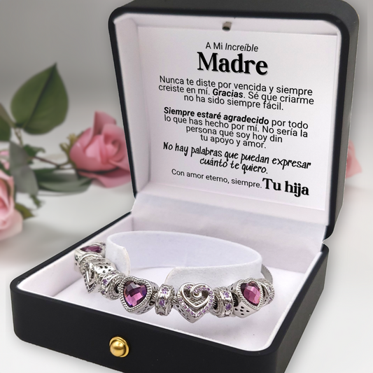 A Mi Increíble Madre - Tu Hija - Pulsera