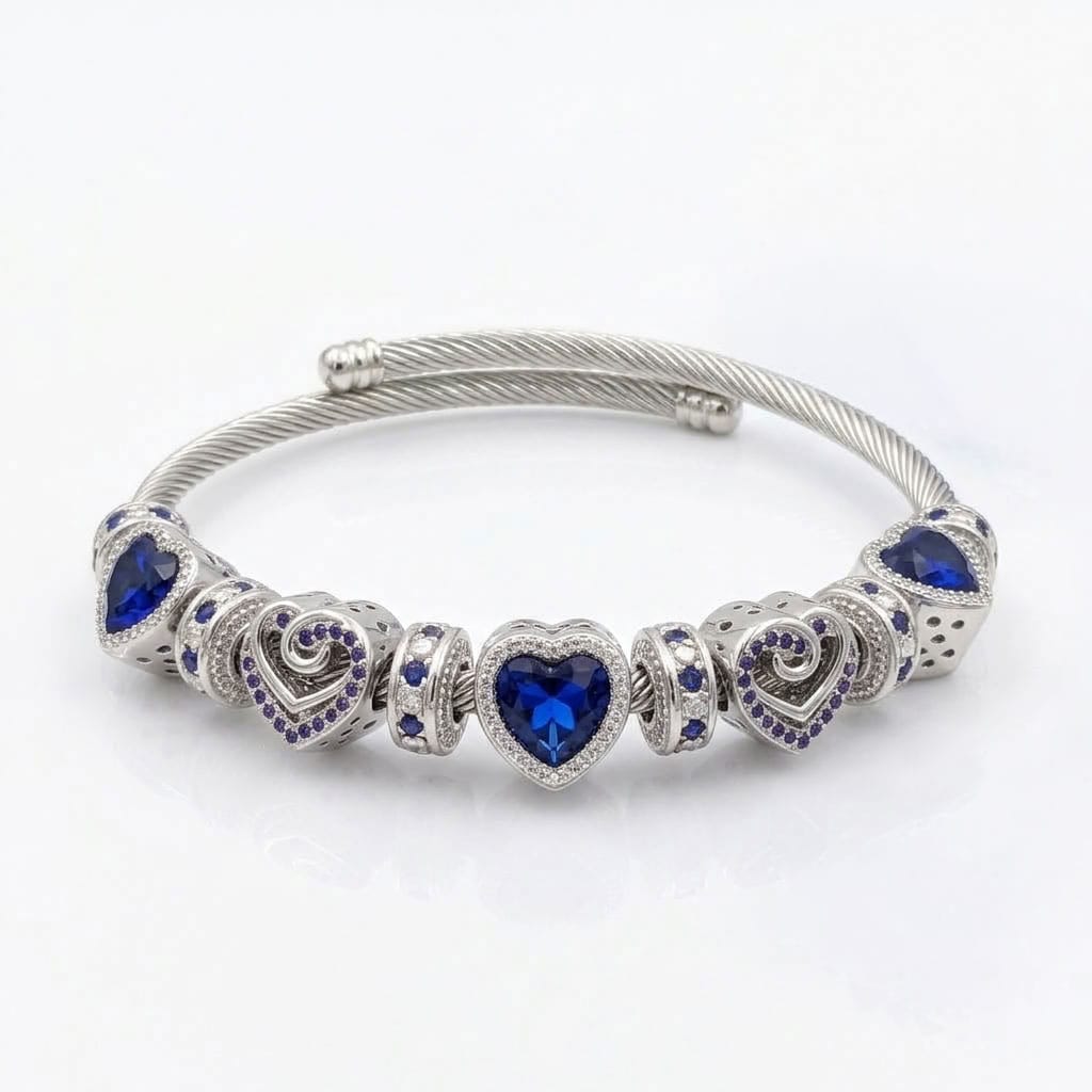 Happy Birthday September Birthstone Bracelet