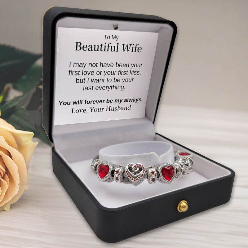 To My Wife - Forever Love Bracelet - Birthstone July