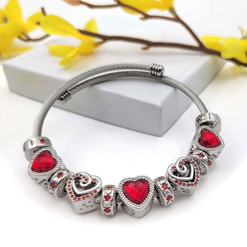 Cherished Hearts™ Birthstone Bracelet July