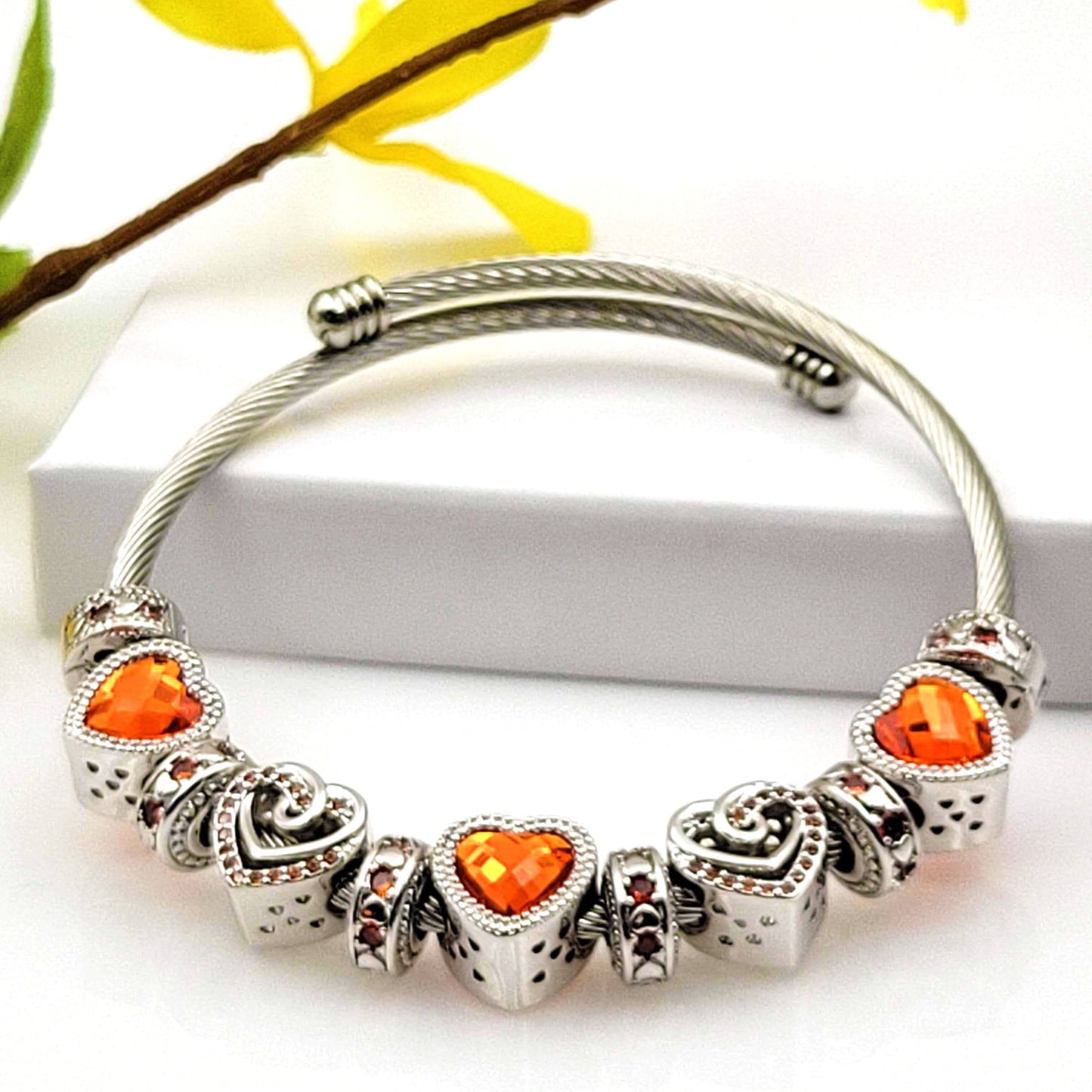 Cherished Hearts™ Birthstone Bracelet - November