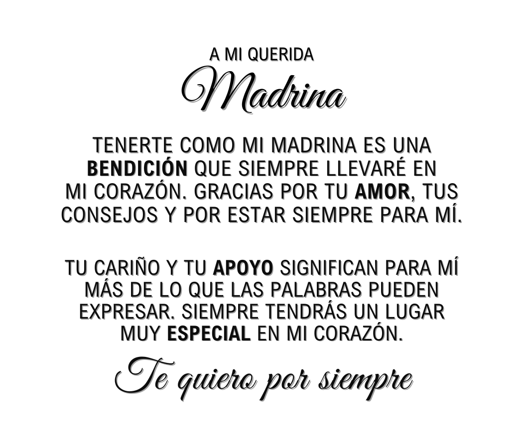 Pulsera Para Mi Querida Madrina