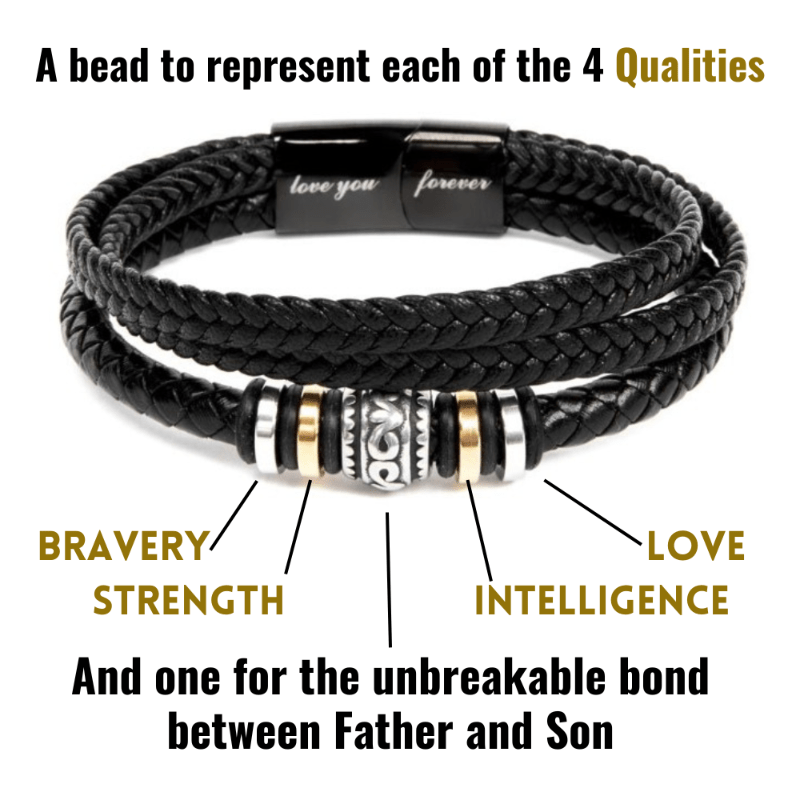 Father Son Forever Love - Men's Bracelet