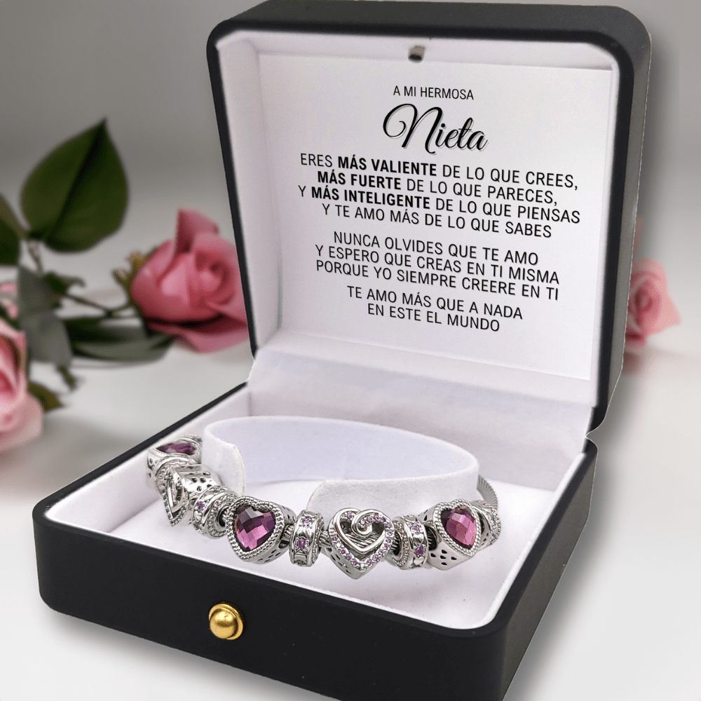 Para Mi Hermosa Nieta - Te Amo Mucho - Pulsera