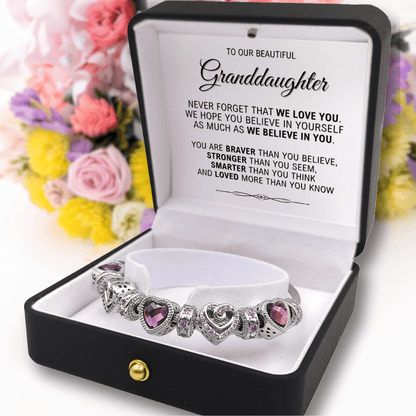 To Our Beautiful Granddaughter - From Both - Bracelet