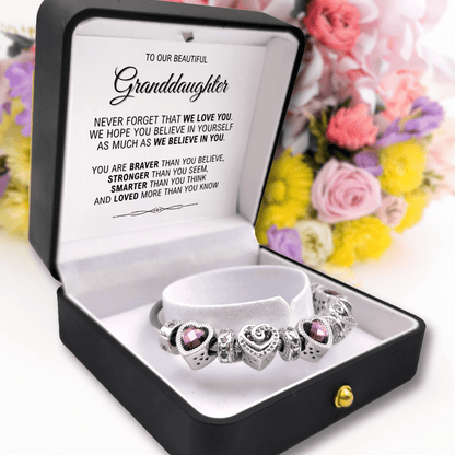 To Our Beautiful Granddaughter - From Both - Bracelet