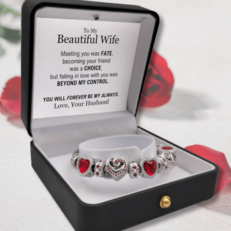 To My Wife - Loving You Was Fate Bracelet