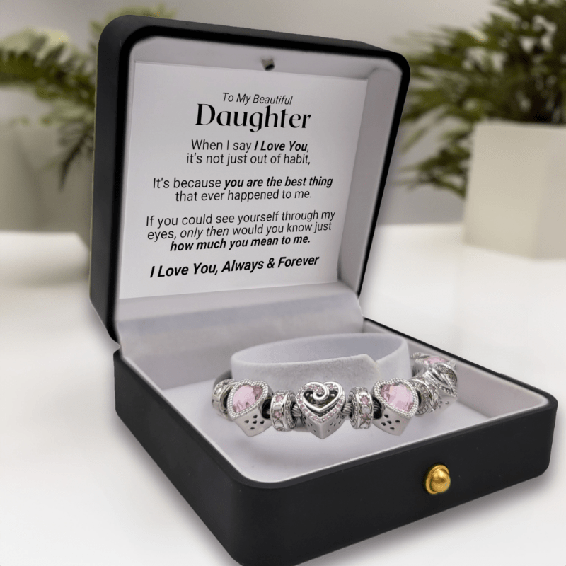 My Cherished Daughter - Birthstone Bracelet - October