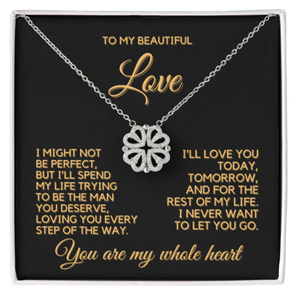 To My Love - Magnetic Hearts Necklace