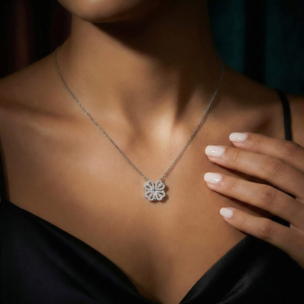 To My Wife - An Irish Love Blessing - Magnetic Hearts Necklace