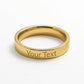 Personalized Engraved Women's Ring