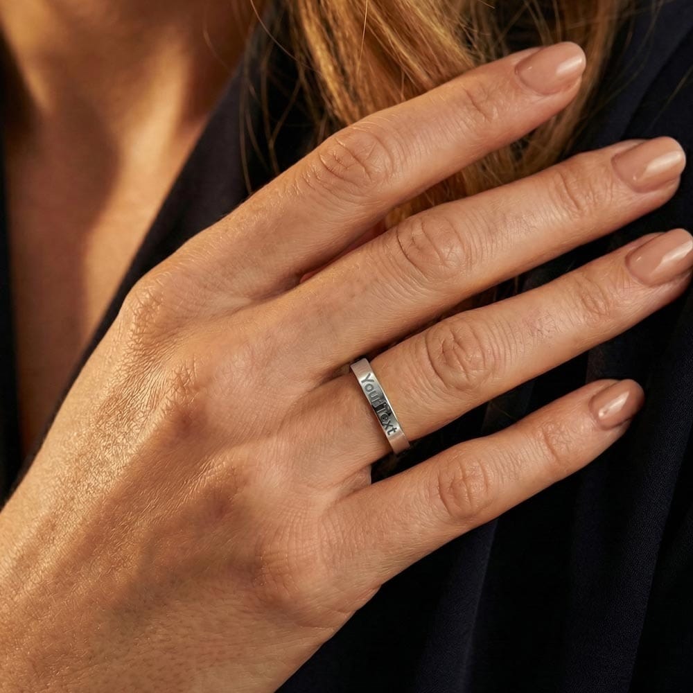 To My Love - Women's Personalized Ring