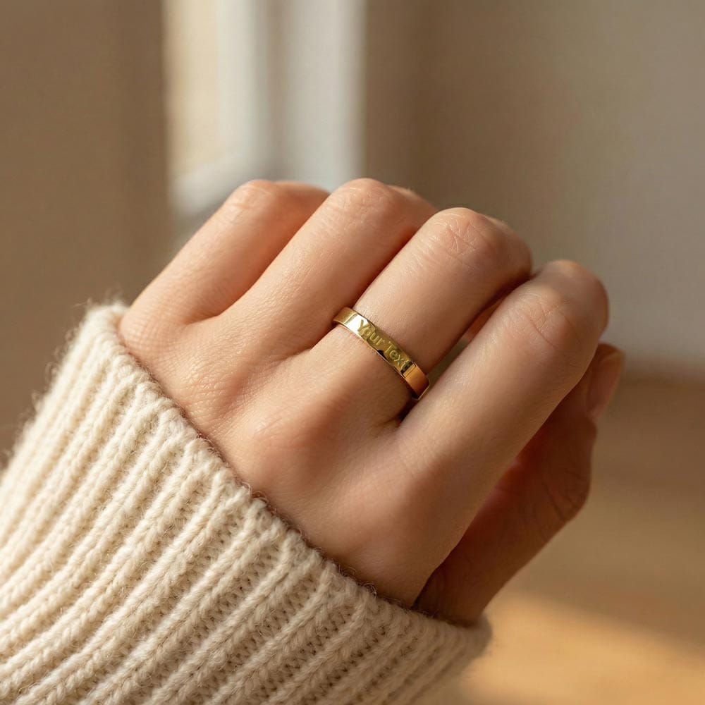 To My Love - Women's Personalized Ring