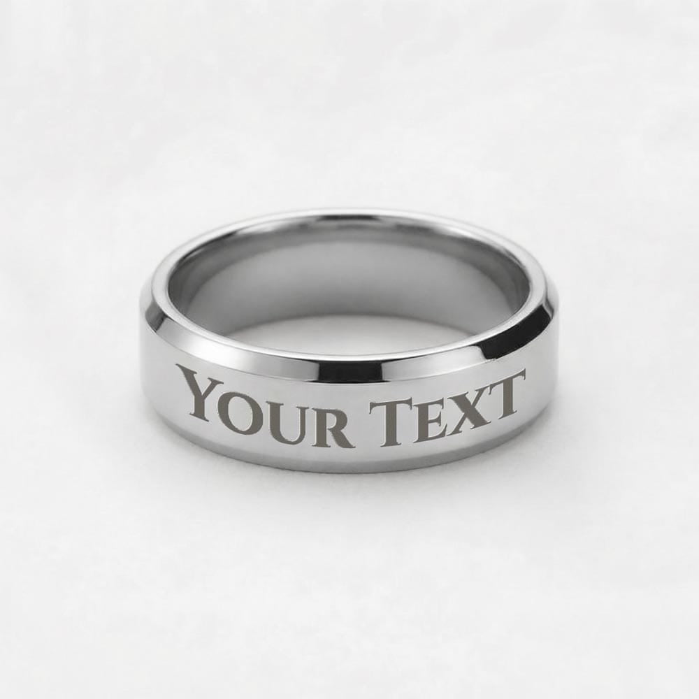 Personalized Engraved Men's Ring