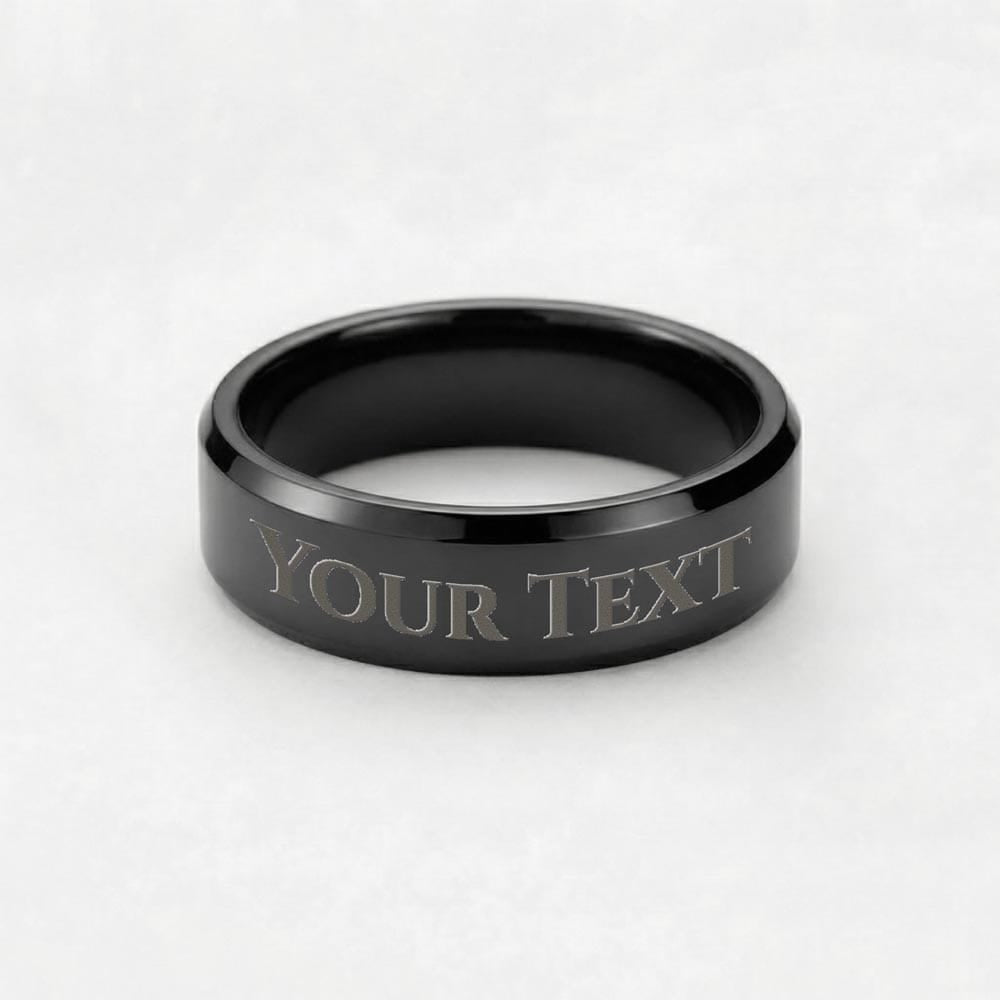 To My Man - Men's Personalized Ring
