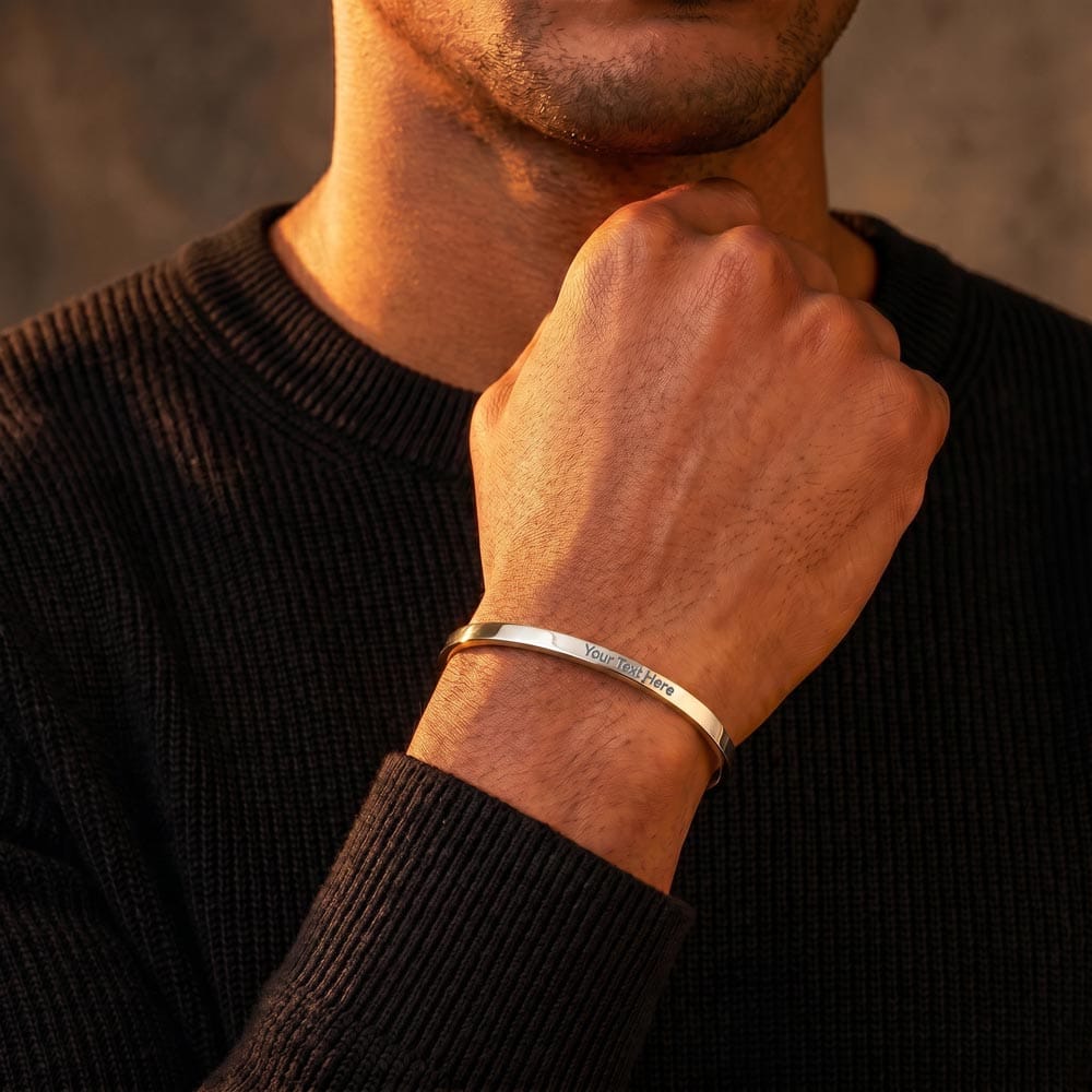"I'm Sorry" Personalized Bracelet for Him – A Meaningful Apology Gift
