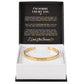 "I'm Sorry" Personalized Bracelet for Him – A Meaningful Apology Gift