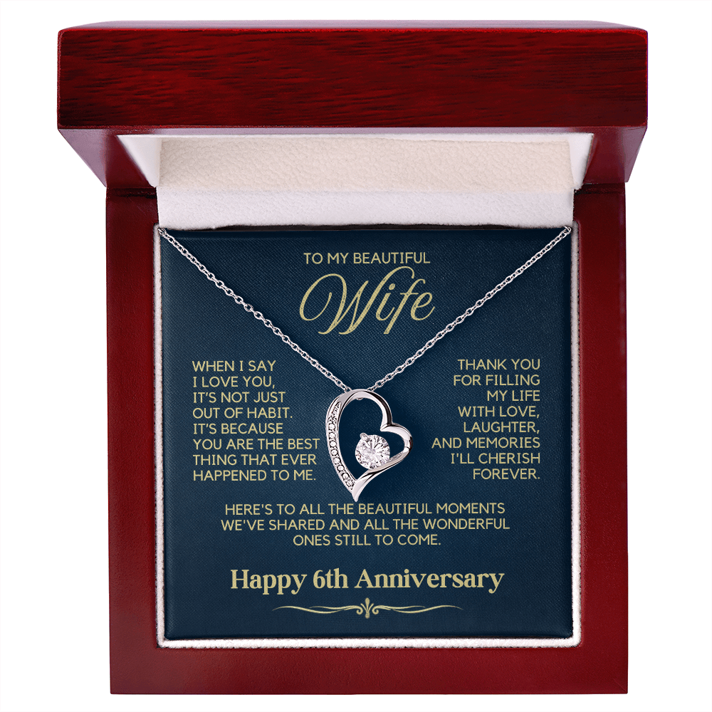 6th Anniversary Necklace