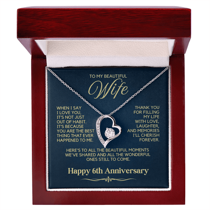 6th Anniversary Necklace