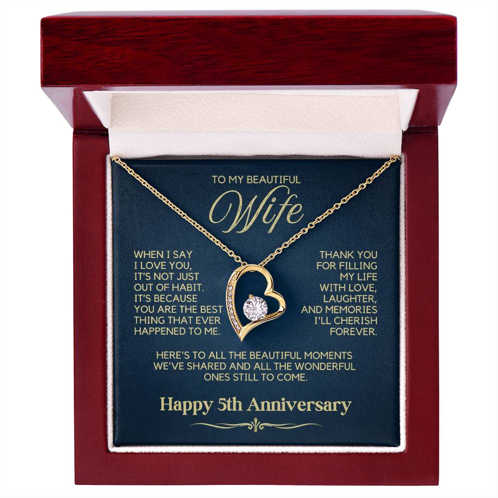 5th Anniversary Necklace