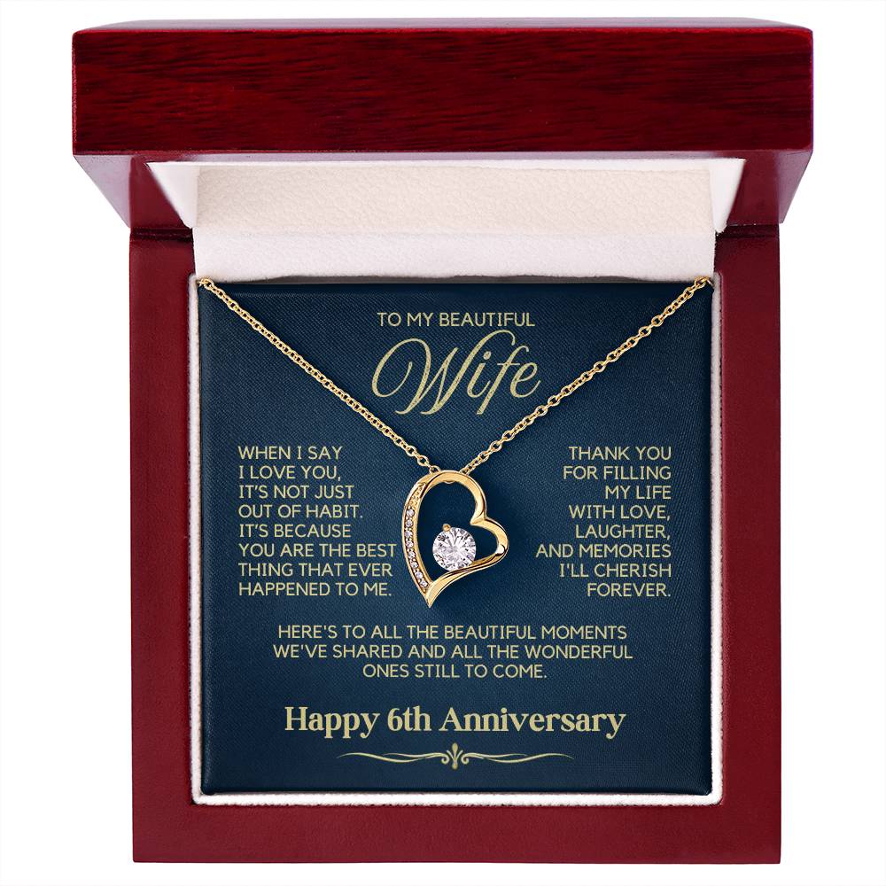 6th Anniversary Necklace