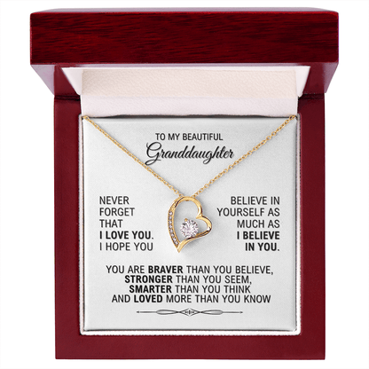 Granddaughter Love Necklace
