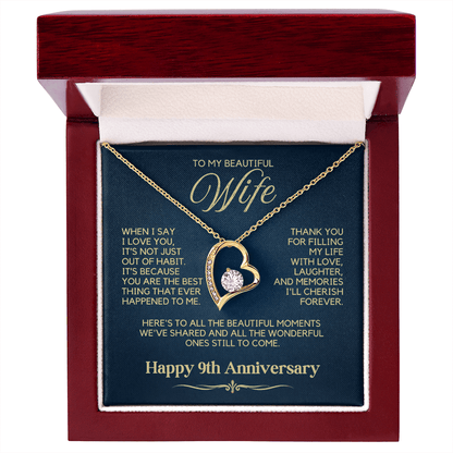 9th Anniversary Necklace