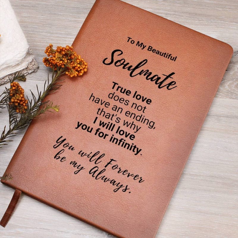 Infinite Love - Leather Journal - Soulmate