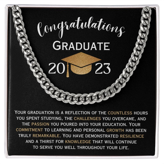 Congratulations Graduate Necklace For Men