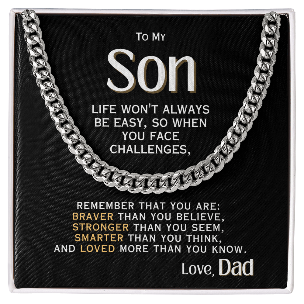 For My Son - Love, Dad - Necklace