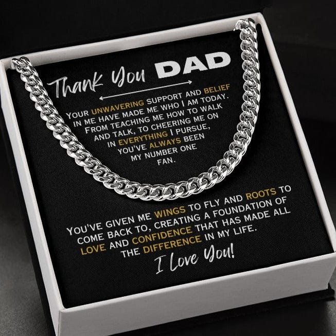 Thank You Dad - Chain Necklace