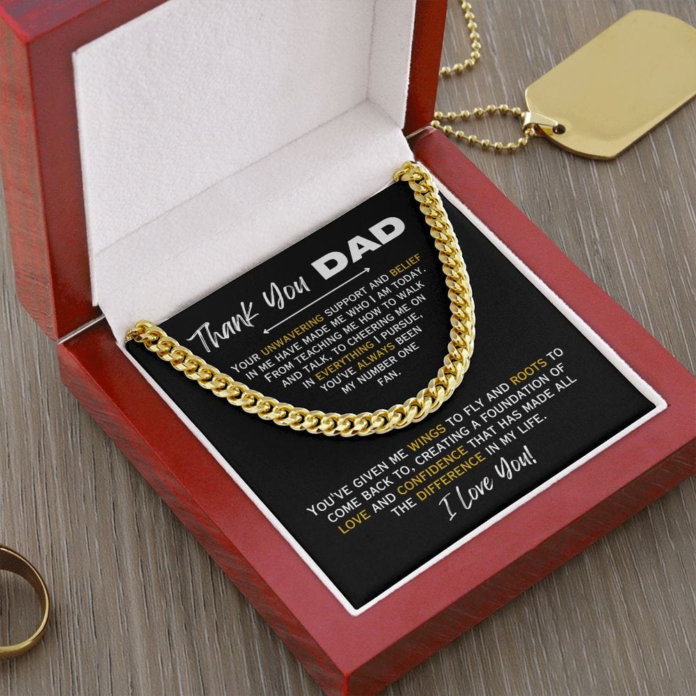 Thank You Dad - Chain Necklace