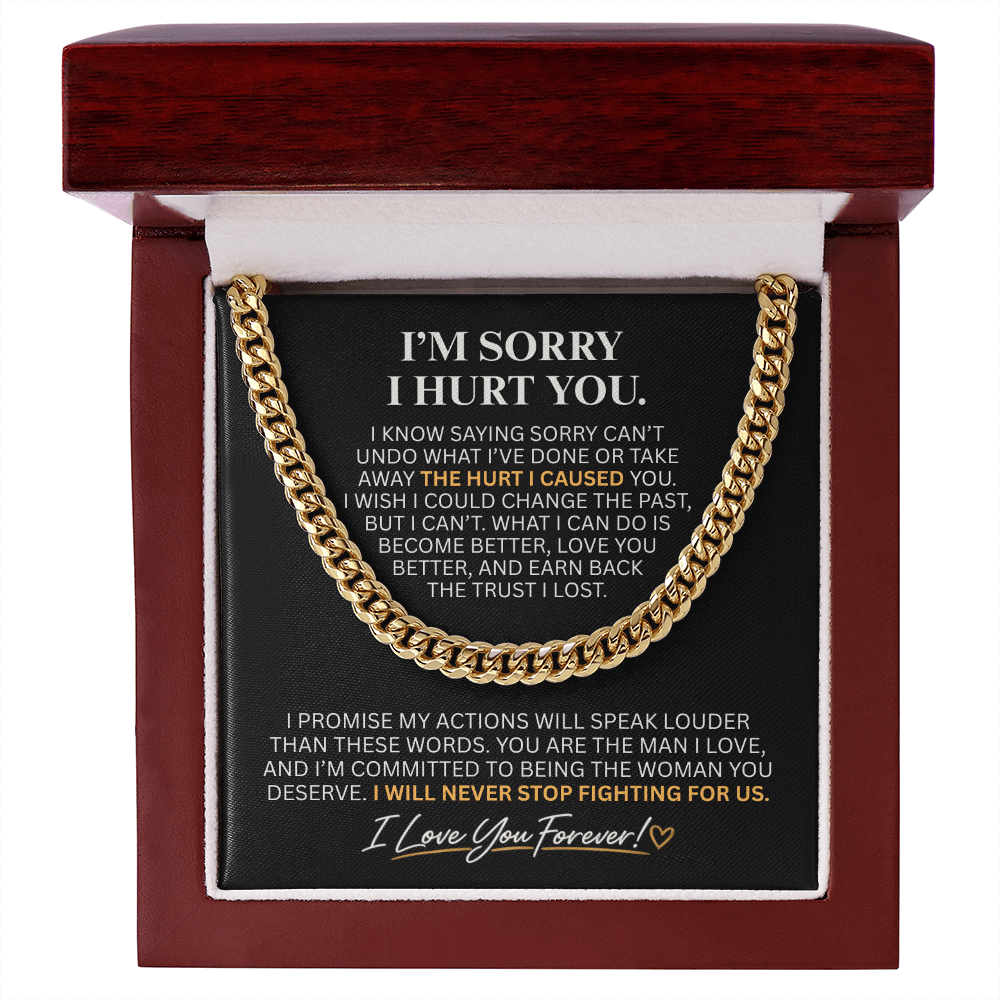 Apology Necklace for Him – A Meaningful Gift to Say "I'm Sorry"