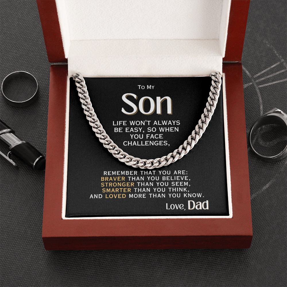 For My Son - Love, Dad - Necklace