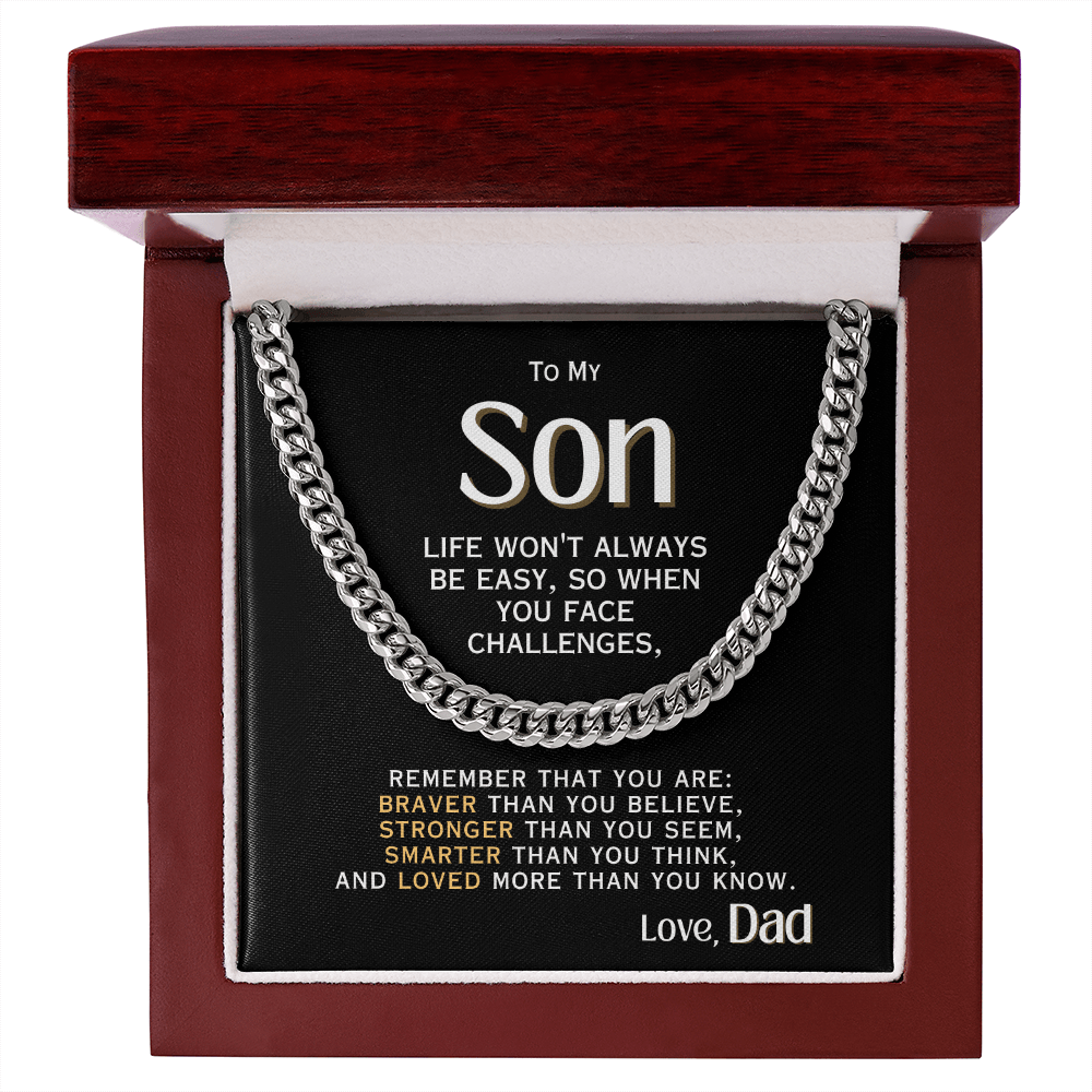 For My Son - Love, Dad - Necklace