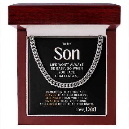 For My Son - Love, Dad - Necklace