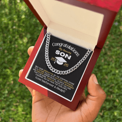 My Amazing Son - 2026 Graduation - Necklace