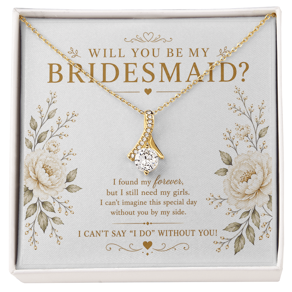Will You Be My Bridesmaid Necklace – Bridesmaid Proposal Gift