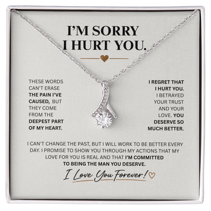 Apology Necklace for Her – A Meaningful Gift to Say "I'm Sorry"