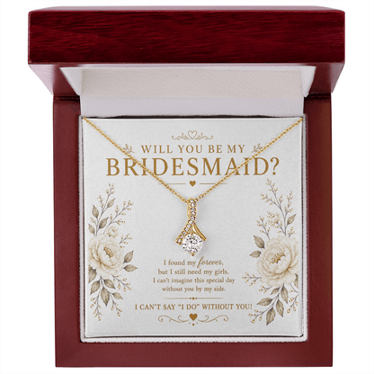 Will You Be My Bridesmaid Necklace – Bridesmaid Proposal Gift