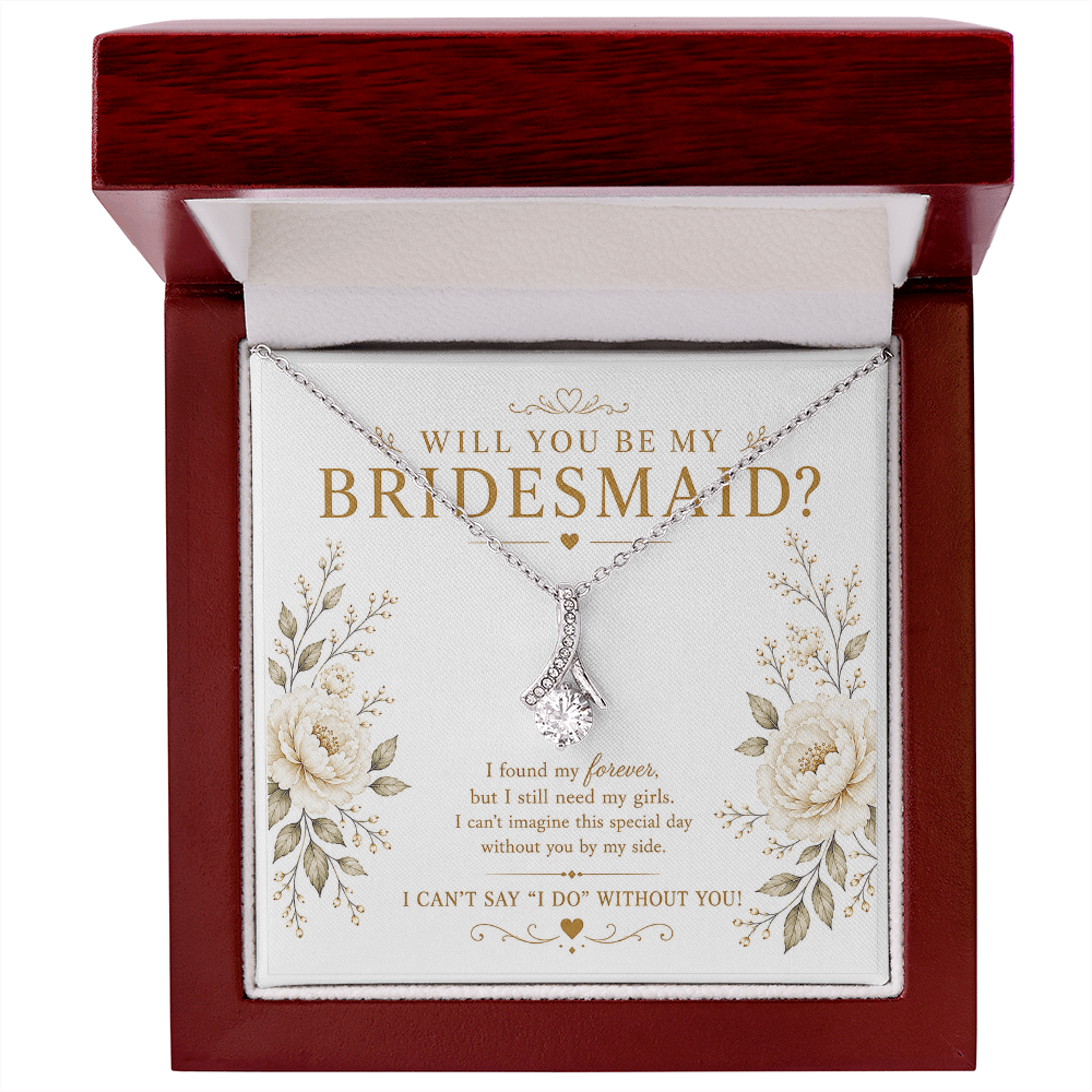 Will You Be My Bridesmaid Necklace – Bridesmaid Proposal Gift
