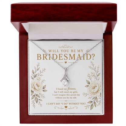 Will You Be My Bridesmaid Necklace – Bridesmaid Proposal Gift