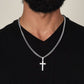 My Amazing Grandson - Cuban Chain Cross Necklace - With Engraving