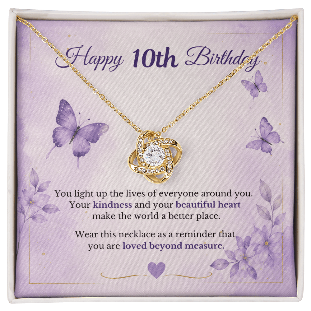Happy 10th Birthday Necklace