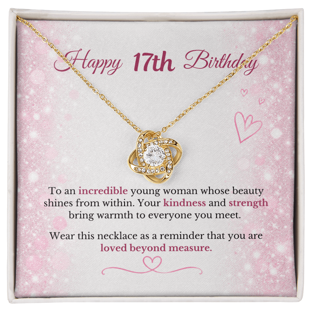 Happy 17th Birthday Necklace
