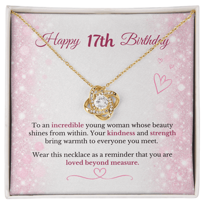 Happy 17th Birthday Necklace