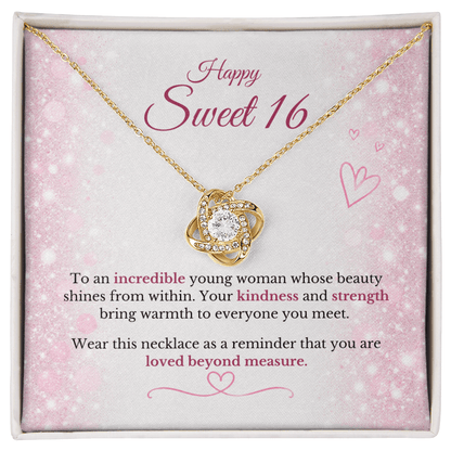 Happy 16th Birthday Necklace