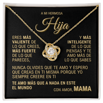 A Mi Hija - Con Amor Mama - Collar