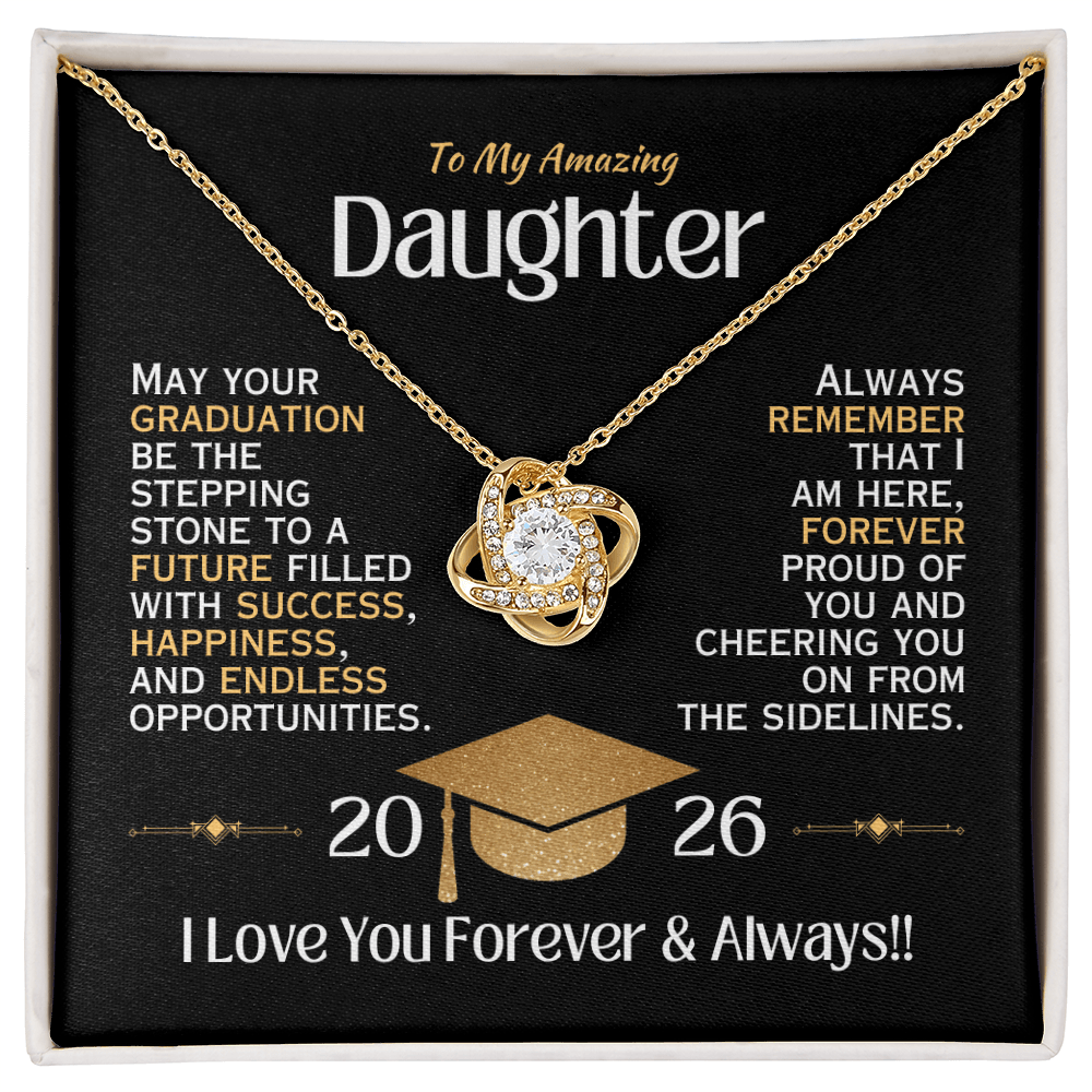 To My Brilliant Daughter - Graduation Necklace - 2026