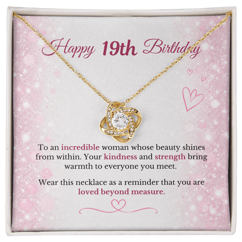 Happy 19th Birthday Necklace